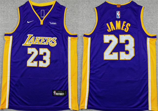 Youth Los Angeles Lakers #23 LeBron James Purple 2025 Stitched Basketball Jersey